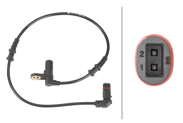 ABS SENSORU ON MERCEDES S-CLASS W220 C215-HELLA 6PU012039621-A2205400117