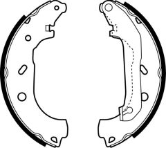 ARKA PABUÇ BALATA TRANSİT TOURNEO CONNECT 1.8 1.8Dİ 1.8TDCİ 02-12.2013 228x57-DELPHI LS1940-4387344-5039061-2T142200AC