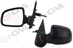 DIŞ DİKİZ AYNASI SOL SANDERO STEPWAY 12 MEKANİK SİYAH KAPAK KONVEKS VM-6804L-GVA 1019173-963021832R