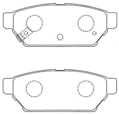 ARKA BALATA MITSUBISHI CARISMA 1.6-1.8 ABS Lİ-VALEO-MB928314-MR389569-WVA21872