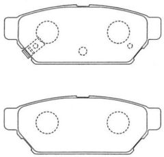 ARKA BALATA MITSUBISHI CARISMA 1.6-1.8 ABS Lİ-VALEO-MB928314-MR389569-WVA21872