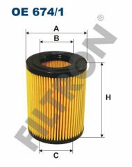 YAĞ FİLTRESİ ACCENT 02-05 -GETZ 03-05 -MATRIX 01-10 1.5CRDI DZL-FILTRON OE674.1-26320-27100