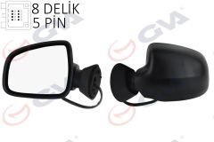 DIŞ DİKİZ AYNASI SOL LOGAN SW-MCV 08 ELEKTRİKLİ ISITMALI KONVEKS 5 FİŞ VM-6801EHL-GVA 1019151-6001549678-963027472R