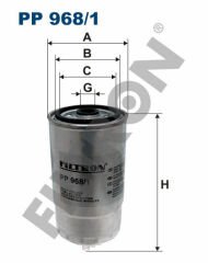 YAKIT FİLTRESİ DOBLO-STILO 1.9 JTD-2.4 JTD-FILTRON PP968.1-77362338