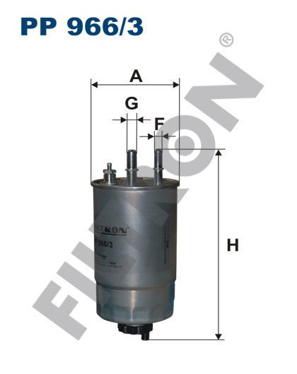 YAKIT FİLTRESİ FIORINO-DOBLO-LINEA 07 1.3JTD-PUNTO III 1.3JTD-1.9JTD-STILO 1.9JTD-FILTRON PP966.3-77363657-1901.A3-1606384980