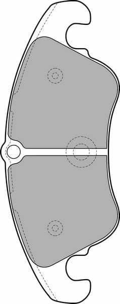 ÖN BALATA FİŞLİ AUDI A4-A5-A6-A7-Q5 2008-DELPHI LP2077-8K0698151D-8R0698151-4G0698151D