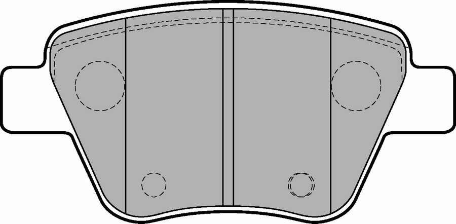 ARKA BALATA CADDY-GOLF6-JETTA-A3-OCTAVIA-SUPERB 10 GDB1841-DELPHI LP2178-5K0698451-5K0698451A-2K5698451