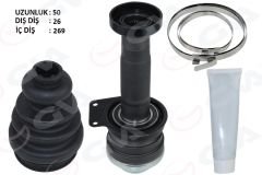 AKS KAFASI İÇ SAĞ T5 AXB 1.9 TDİ 04-10 AXB 1.9 TDİ-GVA-7H0498104L-7H0498104K