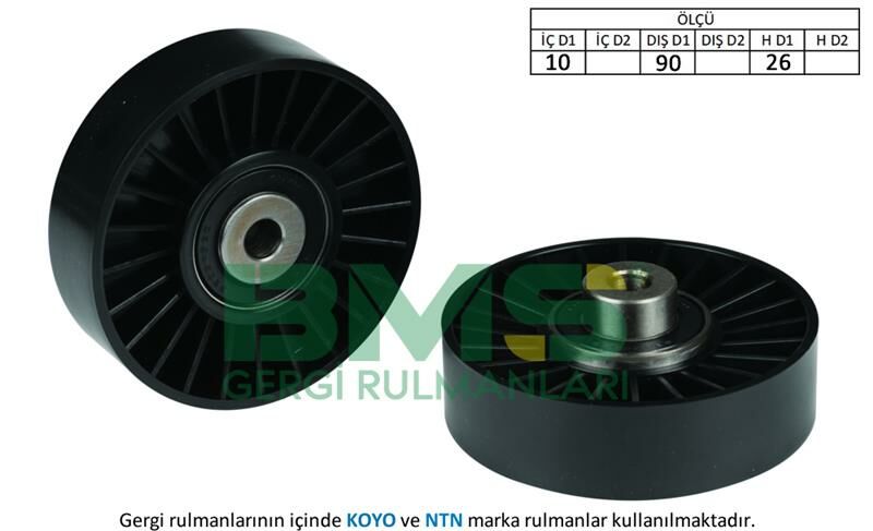 ALTERNATÖR GERGİ RULMANI BRAVA-BRAVO 1.4-1.8 16V 95-01 -DOBLO-ALBEA-PUNTO 1.8 10- LINEA- MAREA 1.8-BMS 181-60610908-73501924-60812515