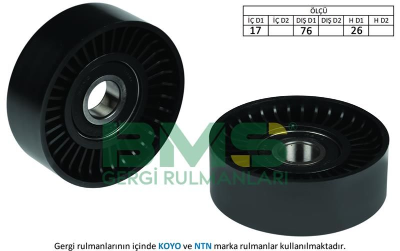 ALTERNATÖR GERGİ RULMANI PASSAT-GOLF5/6-JETTA-A3-IBIZA-LEON 2005 1.4TSI-1.6FSI CAXA-BLF-BAG-BLP-BMS 206-1J0145276-1J0145276B-6QD145276