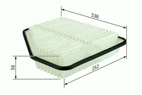 HAVA FİLTRESİ TOYOTA RAV4 III 2.0VVTİ 06-SARDES SA2139-1780131120