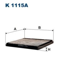 POLEN FİLTRESİ KARBONLU VOLVO S40 I 1.6 1.8 1.9 DI 2.0 T4 1995-2004 V40 1995-2004-FILTRON K1115A-30662349-30883952-31369415