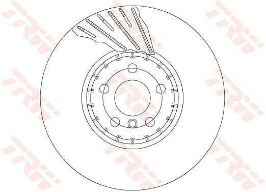 FREN DISKI ON ADET SAG BMW G20 G22 G30 G32 G11 G12 G15 G16 G01 G02 G05 G07 Z4 iX I20 YUKSEK KARBON KAPLMALI-TRW DF6891S-34116860912-34106880076