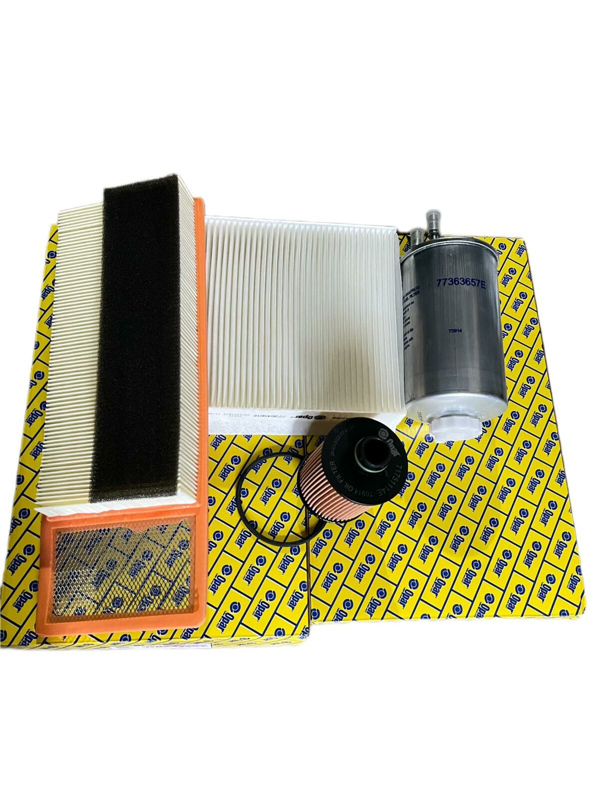 Opar Filtre Kiti Doblo 1.3 Mjet Euro5 Yağ Hava Mazot Polen Filtresi Op 55177229