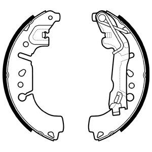ARKA PABUÇLI FREN BALATASI FIAT EGEA 15 500 L 12 FIORINO 14 0.9 1.3D MTJ 1.4 1.6D MTJ-DELPHI LS2135-77367099
