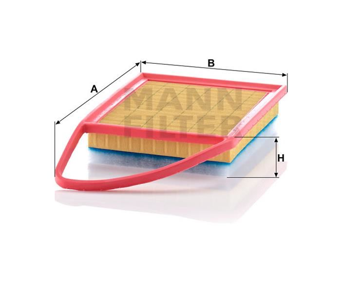 HAVA FİLTRESİ PARTNER-BERLINGO 10 P206-P207-P308 07 C3-C4-C5 10 1.6HDI-MANN C3585-1444.TV