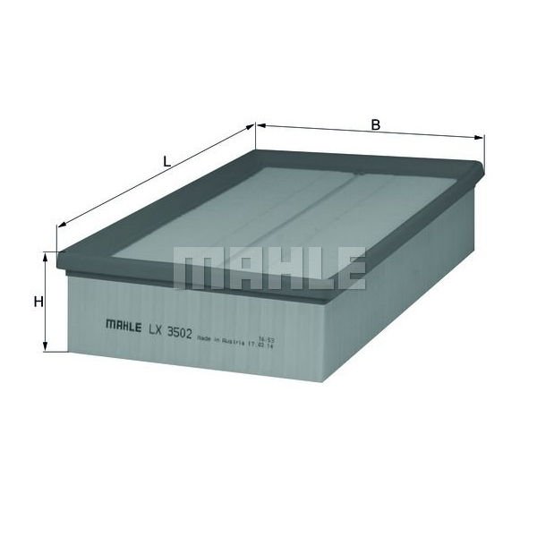 HAVA FİLTRESİ GOLF VII 1.6-2.0 TDI 12 A3-LEON-OCTAVIA 1.6-1.8-2.0 TDI 12-MAHLE-5Q0129620B