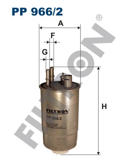 YAKIT FİLTRESİ DOBLO 1.9JTD 01- - FIORINO 1.3D MTJ 08- - GRANDE PUNTO 1.3D MTJ 05- - PUNTO EV-FILTRON PP966.2-77363804-1542785-1578143