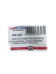 KR-397 / Renault Clio Kapı Iç Açma Kolu Sağ ( Siyah )