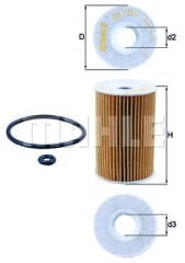 YAG FILTRESI MERCEDES M166 W168 W414-MAHLE OX135.1D-A1661800209