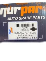 Sürgülü Kapaklı Kapı Kolu Doblo / Sağ   735363993