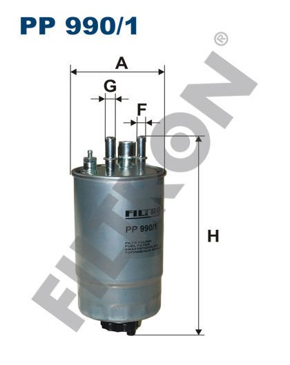 YAKIT FİLTRESİ OPEL MERIVA 1.3 CDTI 05-10-FILTRON PP990.1-813058-93189375