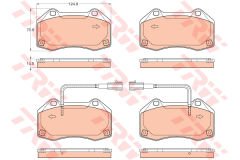 x ÖN BALATA ALFA ROMEO SPIDER 960 1.8 TBİ 13-TRW GDB2049-77366718