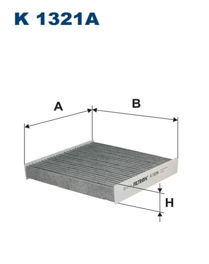 POLEN FİLTRESİ CLIO IV 12 SYMBOL III 13 CAPTUR I 13 SANDERO II 12 LOGAN II 12 TALIANT 21 CAPTUR II 20 CLIO V 19 MICRA V K14 16 JUKE F16 19 0.9TCe 1.0TCe 1.2TCe 1.3TCe 1.5dCİ KARBONLU-FILTRON K1321A-272773151R-272773016R