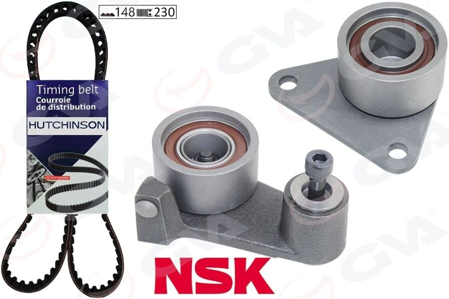 EKSANTRİK GERGİ KİTİ 148x230 LAGUNA 95-01 SAFRANE 96-00 2.0i 16V-2.5-VOLVO S40-S70-C70-V70 K015378XS-GVA 59T1812-30758260-7701471519-7438610041