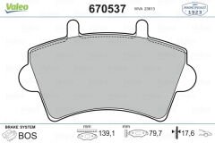 ÖN BALATA MASTER MOVANO II III 01 NISSAN INTERSTAR 02 402993-VALEO 670537-7701206727-7701207339-4106000QAD