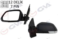 DIŞ DİKİZ AYNASI SOL POLO 05 ELEKTRİKLİ ISITMALI ASFERİK 5 FİŞ VM-377EHAL-GVA 1075446-6Q1857507P-6Q1857507AD9B9