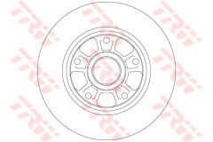 ARKA FREN AYNASI RULMANSIZ RENAULT MEGANE III 09 FLUENCE 09 CLIO IV 12 SCENIC III 09 260x8x5DELİK-TRW DF6182-432001539R-432001868R-432007595R