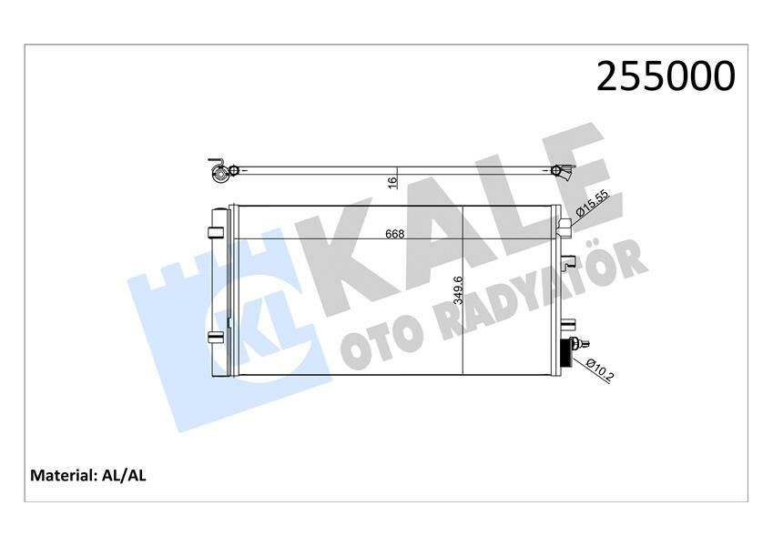KLİMA RADYATÖRÜ KONDENSER RENAULT FLUENCE 09 MEGANE III 09 SCENIC III 09 1.2TCe 1.5dCi 1.6 1.9dCi 2.0-KALE-921000294R-921003293R-921009956R