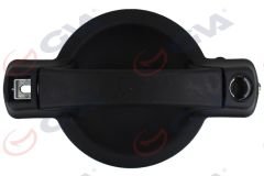 DIŞ KAPI KOLU ARKA SOL ANAHTAR DELİKLİ SİYAH DESENLİ DOBLO 00-09-GVA 8629215-735309962