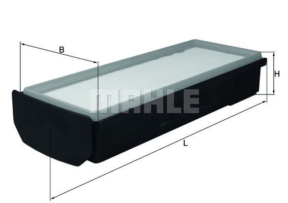 HAVA FILTRESI BMW F10 F30 F32 F34 F36 F01 F25 F26 E70 E71 F15 F16-MAHLE LX2796.1-13718518111