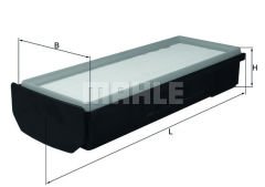 HAVA FILTRESI BMW F10 F30 F32 F34 F36 F01 F25 F26 E70 E71 F15 F16-MAHLE LX2796.1-13718518111