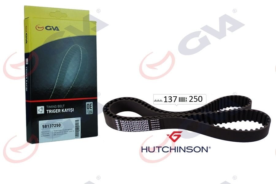 TRİGER KAYIŞI 137x250 PARTNER TEPE 206 207 307 308 407 1.6HDI 16V BERL C2 C3 C4 C5 JUMPY-GVA 58137250-0816.G7-9645717480