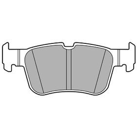 ARKA FREN BALATASI GALAXY III 15 MONDEO V 14 S-MAX 14 KUGA II-III 14 FOCUS IV 17-DELPHI LP3590-JX612M007AEC-KTLX612M007AEB