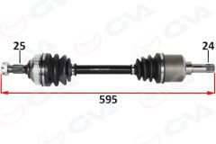 KOMPLE AKS ÖN SOL PSA PARTNER 5.5F 2.0 HDI ABSLI 96-08-GVA 4445123-3272.9R-3272.1N-3272.6W