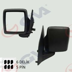 DIŞ DİKİZ AYNASI SOL COMBO C 01 ELEKTRİKLİ ISITMALI KONVEKS 5 FİŞ VM-965EHL-GVA-6428190