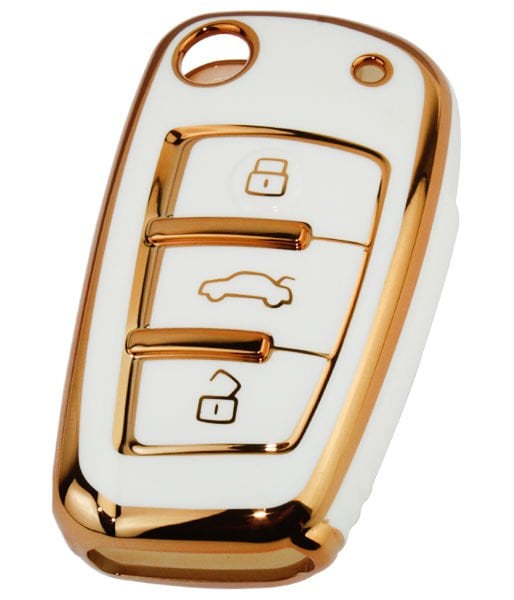 KONTAK ANAHTAR KUMANDA KORUYUCU KILIF TPU BEYAZ AUDI A3 12-20-AFT HMA216-B-HMA216-B