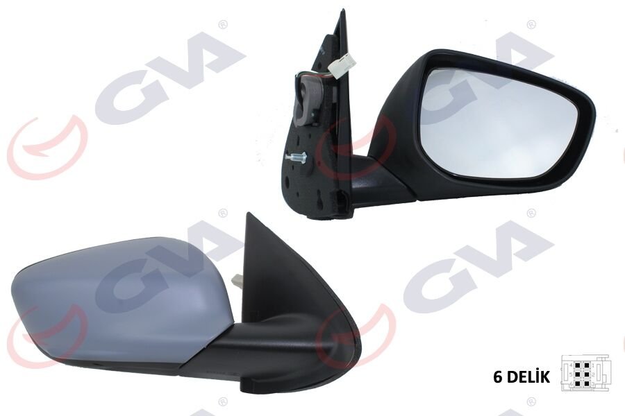 DIŞ DİKİZ AYNASI SAĞ C-ELYSEE-301 13 ELEKTRİKLİ ISITMALI SENSÖRLÜ ASTARLI KONVEKS VM-512EHPSR-GVA 1043382-1609064580