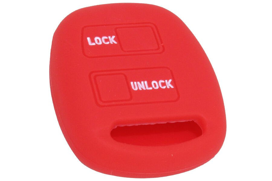 KONTAK ANAHTAR KUMANDA KORUYUCU KILIF SİLİKON 2 TUŞ KIRMIZI TOYOTA ESKİ TİP-AFT HMA140-K-HMA140-K