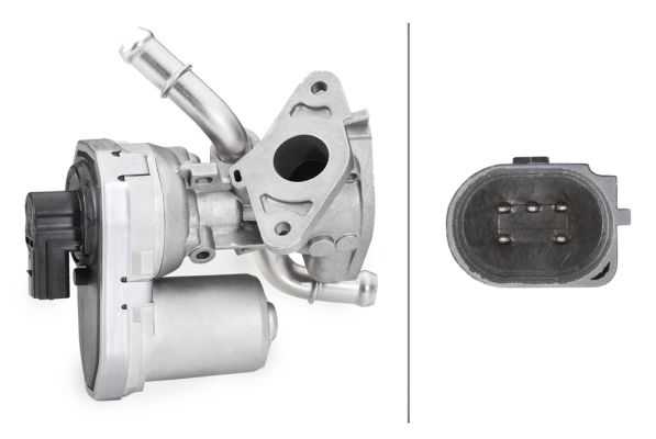 EGR VALFI BORULU YENI TIP TRANSIT V347 V348 2.4TDCI - 3.2TDCI 10 14-HELLA 6NU010171271-9C1Q9D475AB-8C1Q9D475AA-1673226