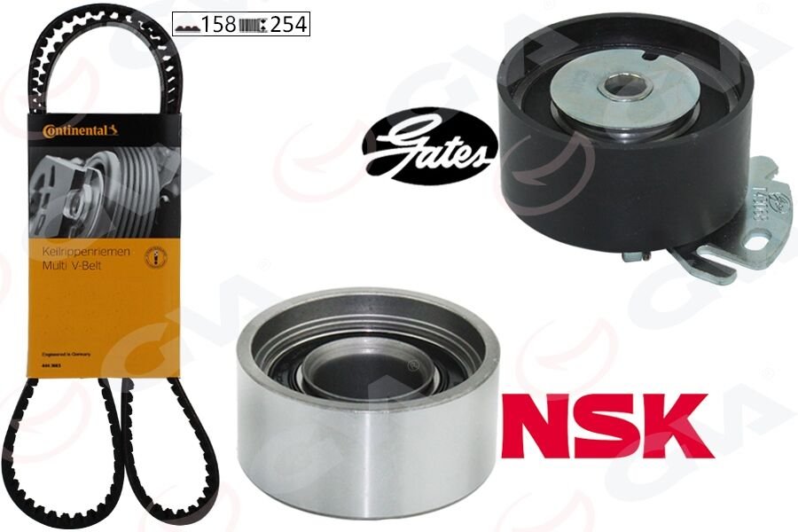 EKSANTRİK GERGİ KİTİ 158x254 BRAVA 95-01 -DOBLO 01- -PALIO-ALBEA 96- -MAREA 97-02 1.6 K015432XS-GVA 59T2140S-71736715-55171442-55176303