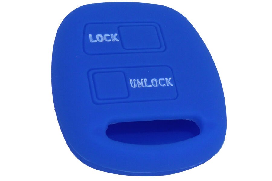 KONTAK ANAHTAR KUMANDA KORUYUCU KILIF SİLİKON 2 TUŞ MAVİ TOYOTA ESKİ TİP-AFT HMA140-M-HMA140-M