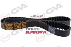 TRİGER KAYIŞI 129x310 TOYOTA HILUX 2.4D 8V 88-05 2.8D 8V 94-01 LAND CRUISER 2.4D-GVA 58129310-1356854070-1356854080