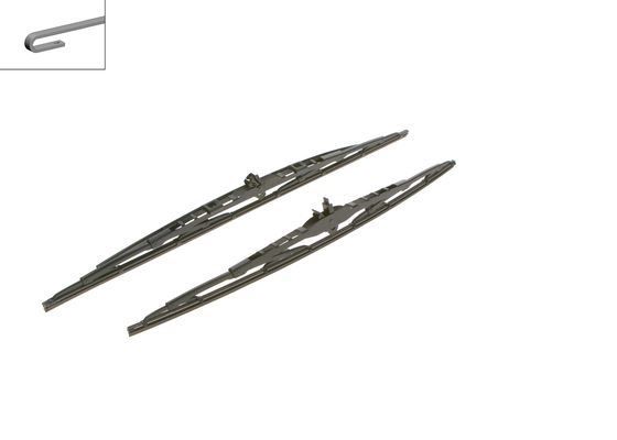 SILECEK SUPURGESI TAKIMI 600mm / 530mm MERCEDES C-CLASS W203 S203 CL203-BOSCH-A2038200045-A2038200145-A2038202145