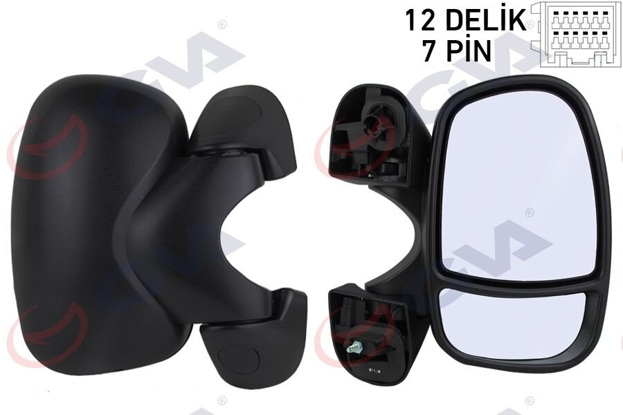 DIŞ DİKİZ AYNASI SAĞ TRAFIC-VİVARO 01 ELEKTRİKLİ ISITMALI SENSÖRLÜ KONVEKS 7 FİŞ VM-967EHSR-GVA 1019425-7701473247-4408531