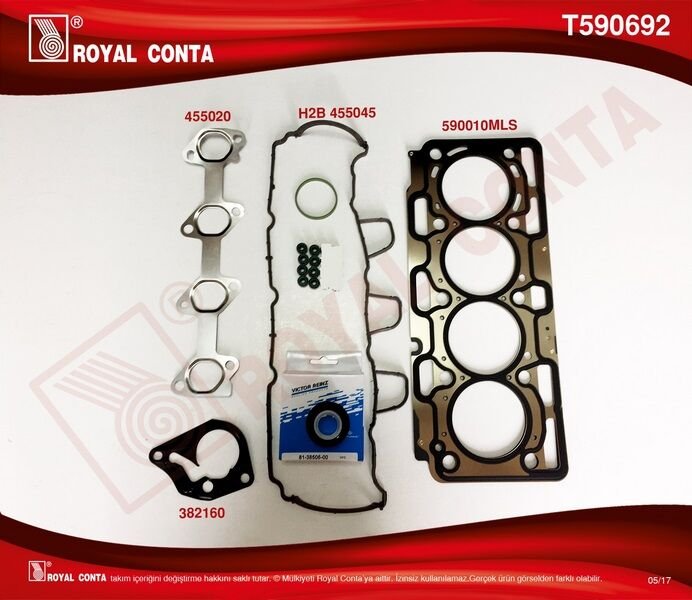 ÜST TAKIM CONTA REINZ KE SUB.L MGN III-FLUENCE-CLIO III-KNG-SCENIC III-DUSTER-LOGAN-SANDERO 1.5DCİ-ROYAL T590692-7701479013